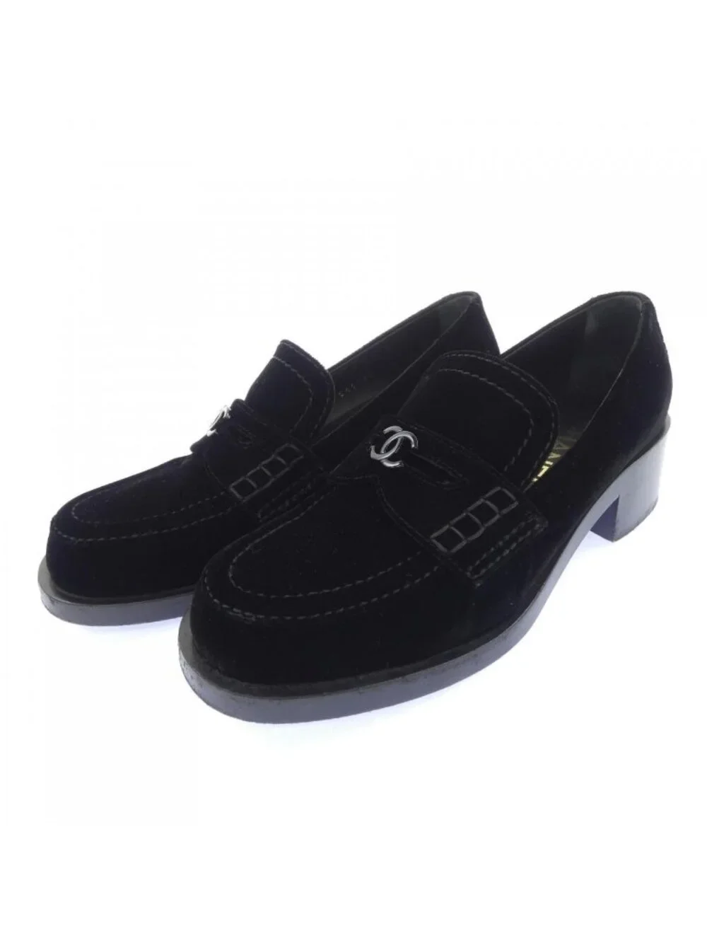 Chanel Loafers Shoes Black